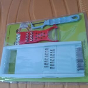 3 in 1 Kitchen Set: Grater Base, Slicing Attachment, and Peeler (3 Pcs Set)