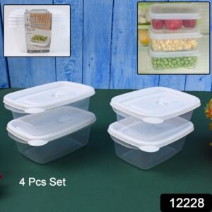 Food Storage Containers-Microwave (4 Pc/400ml)